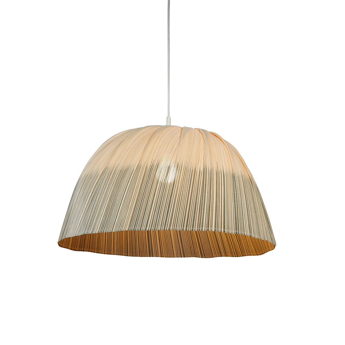 58cm Castello Ombre Stripe Bamboo Lampshade natural, SO'HOME