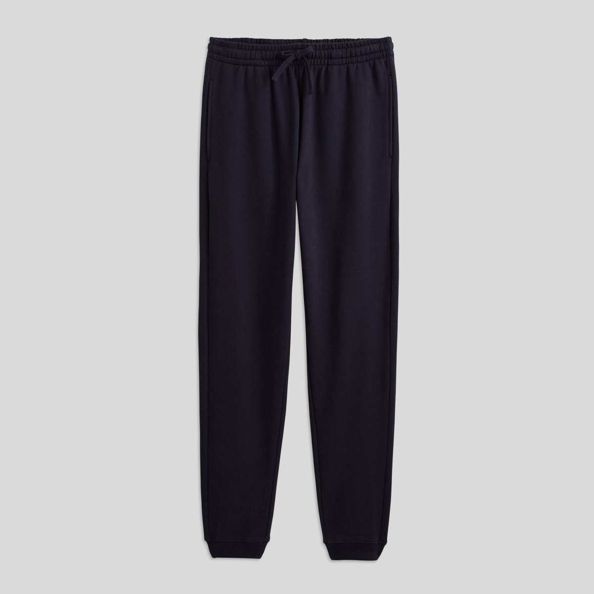 Jogging molleton en coton BIO GOTS marine, MONOPRIX