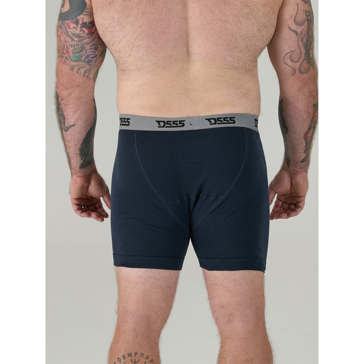 Lot de 3 boxers grande taille LONDON DRIVER gris, DUKE