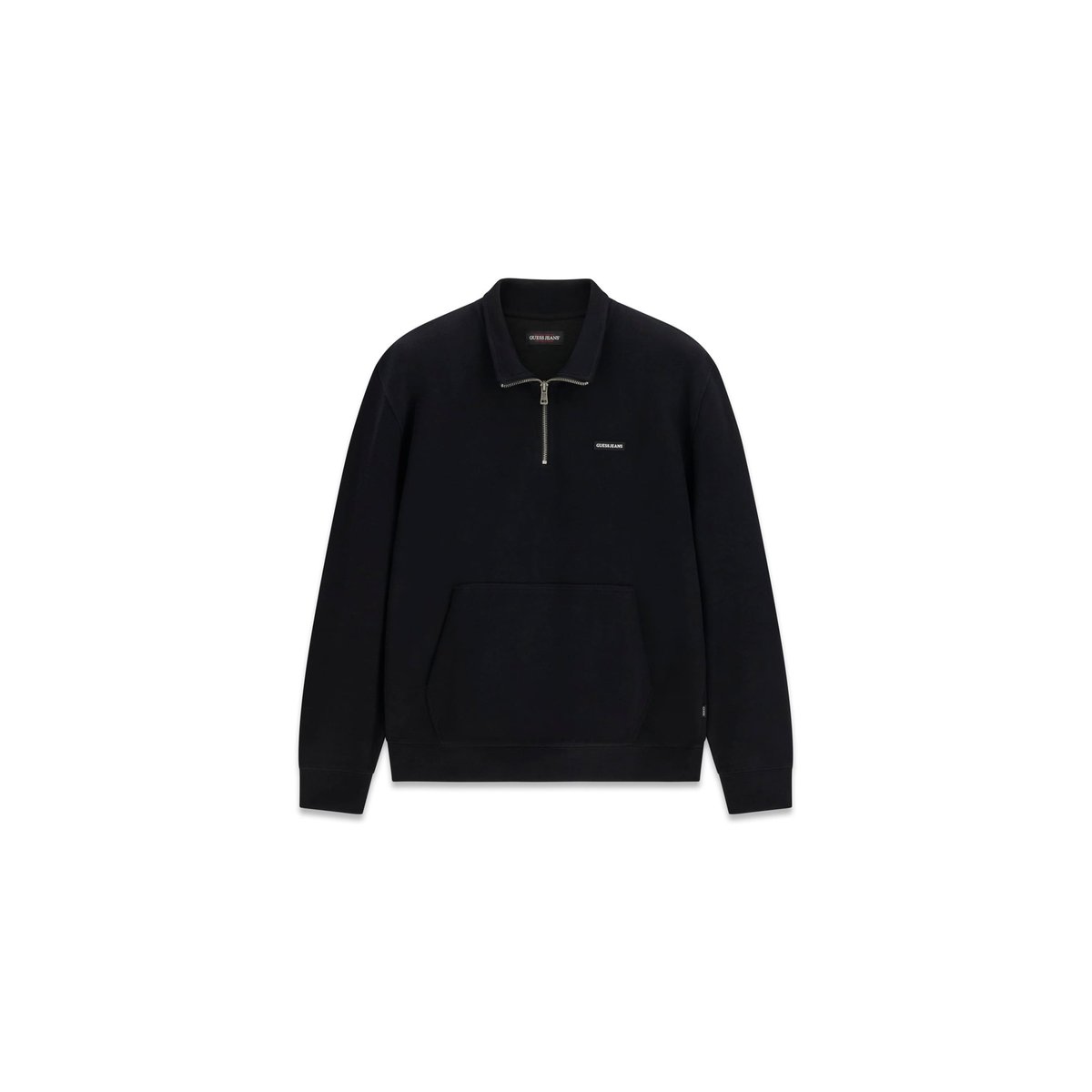 Sweat-Shirt À Demi-Zip noir, GUESS JEANS