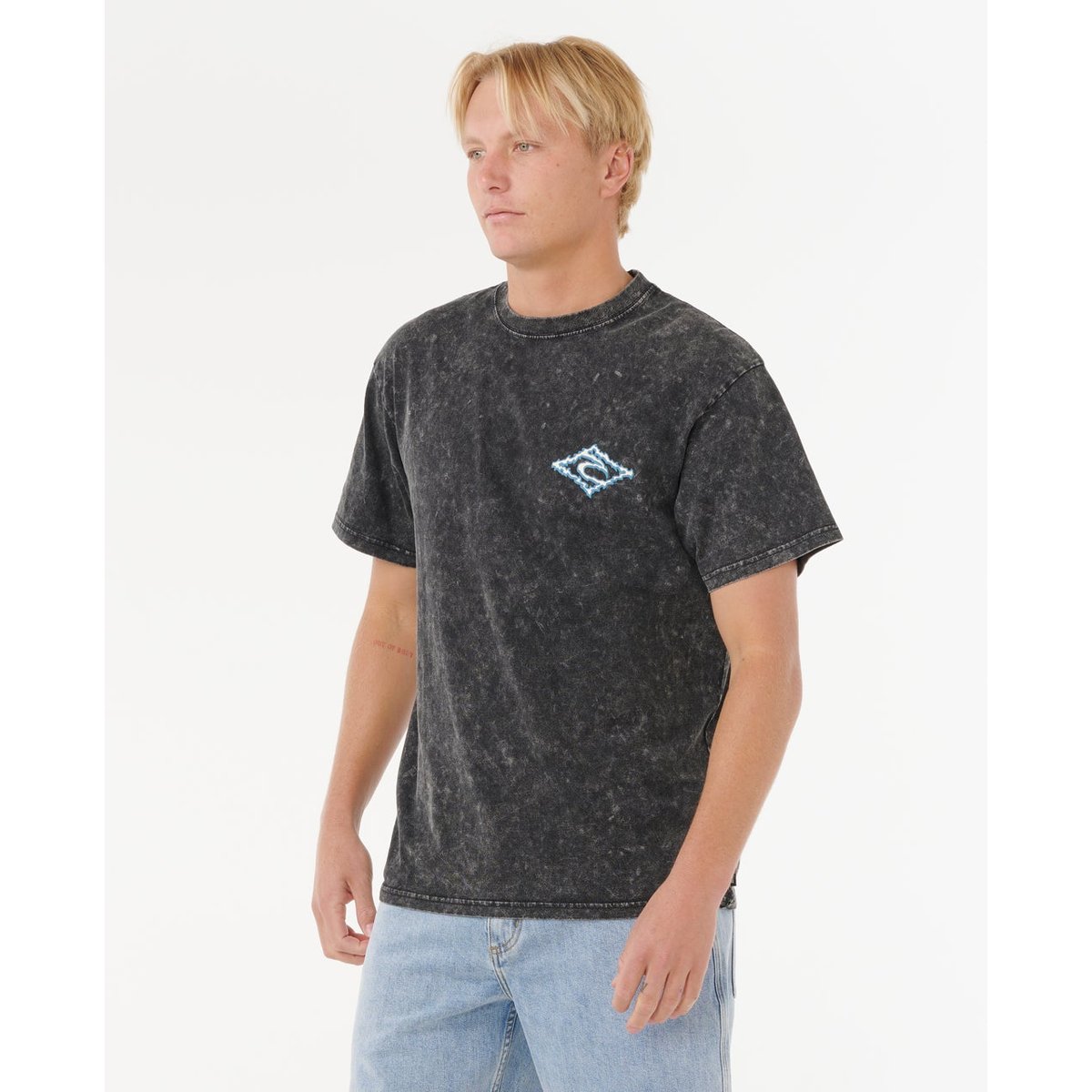T-shirt à manches courtes RAW ENERGY noir, RIP CURL
