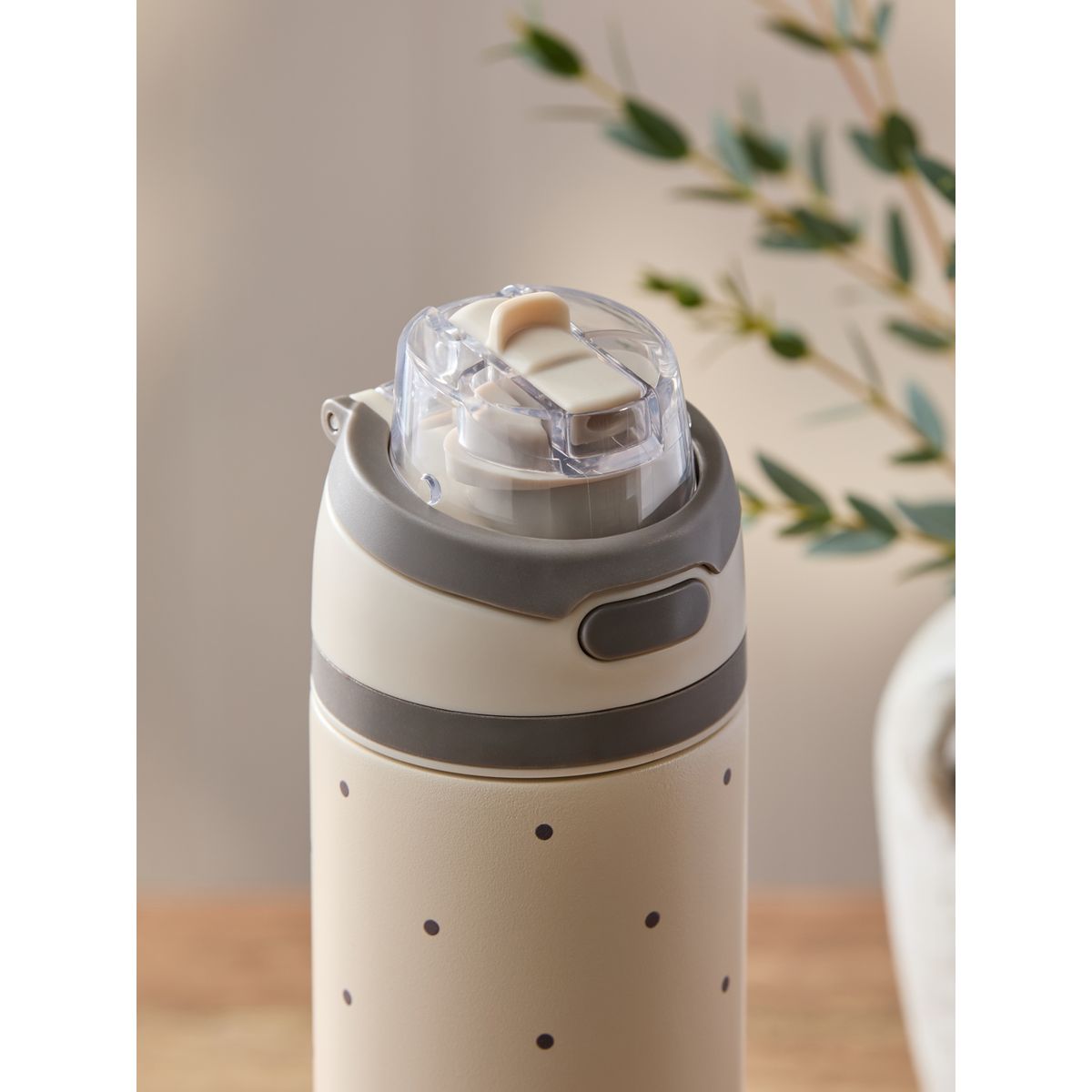 Gourde à pois paille ou goulot 700 ml crème, NEXT