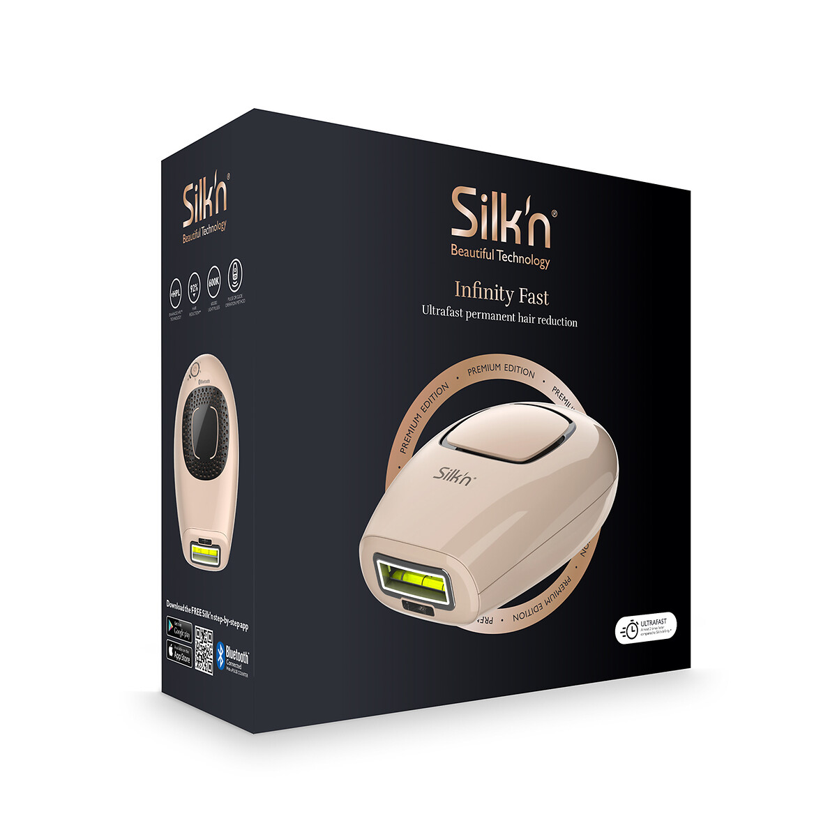 Epilateur Infinity Fast beige rosé, SILKN
