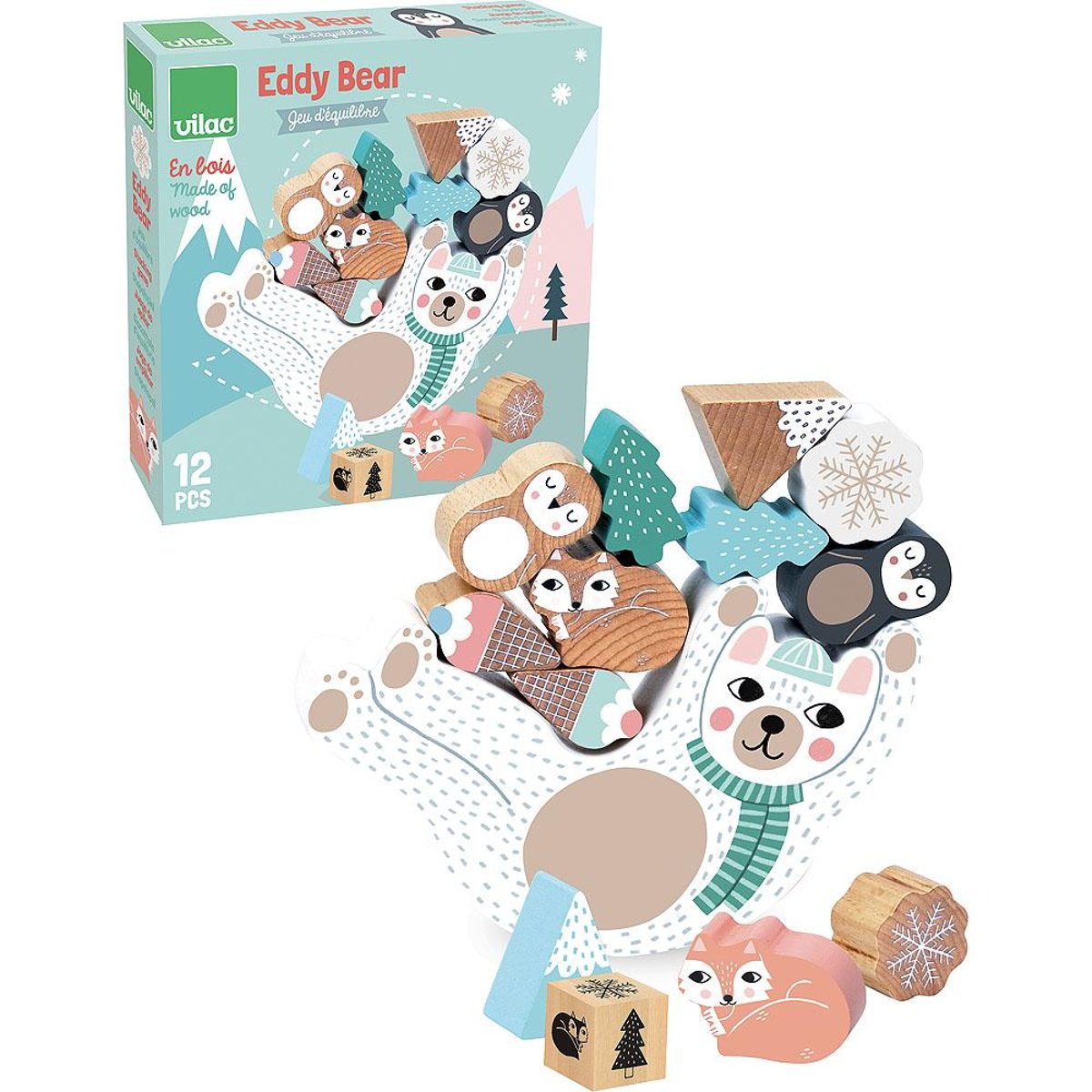 Jeu d'équilibre Eddy Bear M. Carlslund blanc, VILAC
