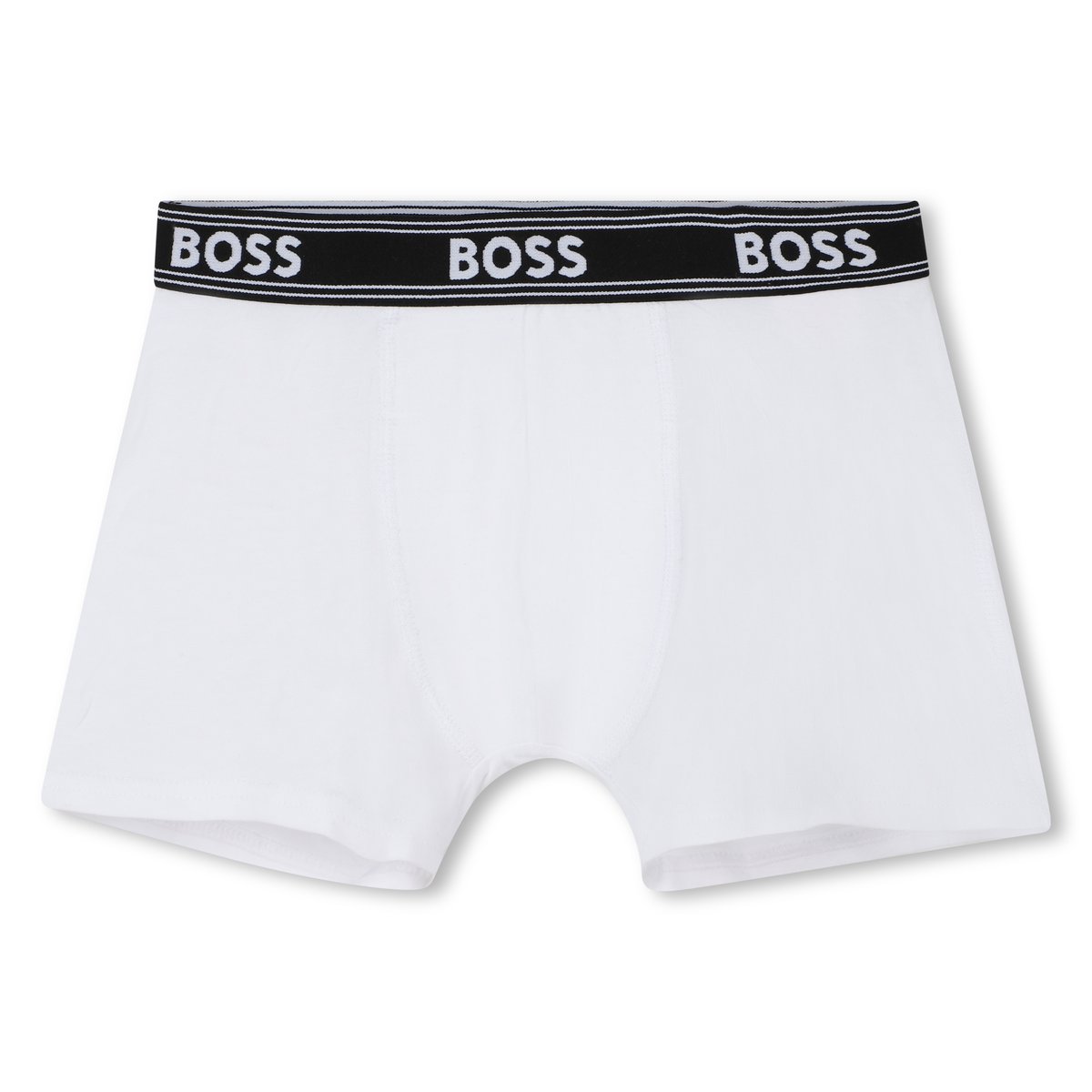 Lot de 3 boxers en jersey blanc, BOSS KIDSWEAR