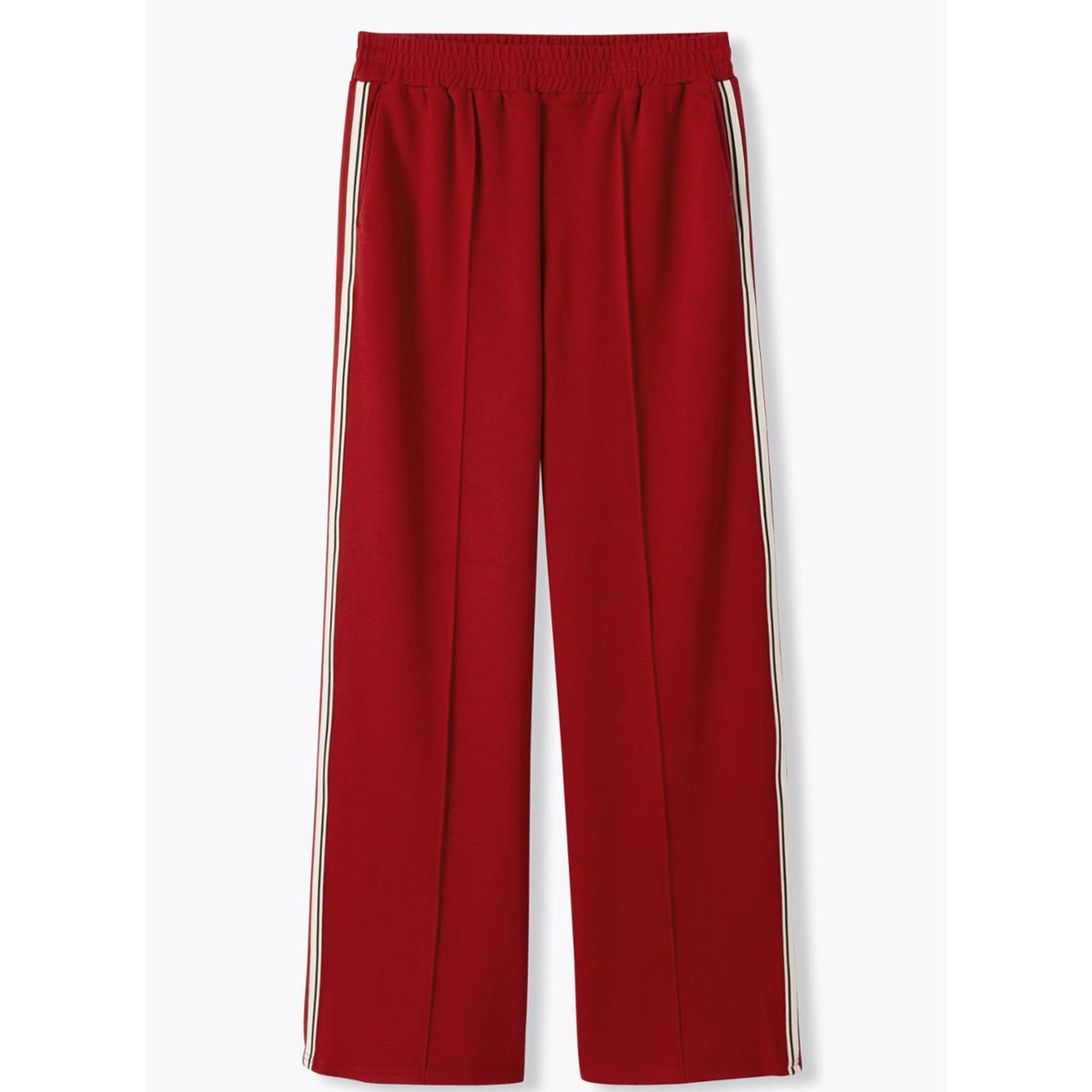 Pantalon de jogging à bandes rouge, PROMOD