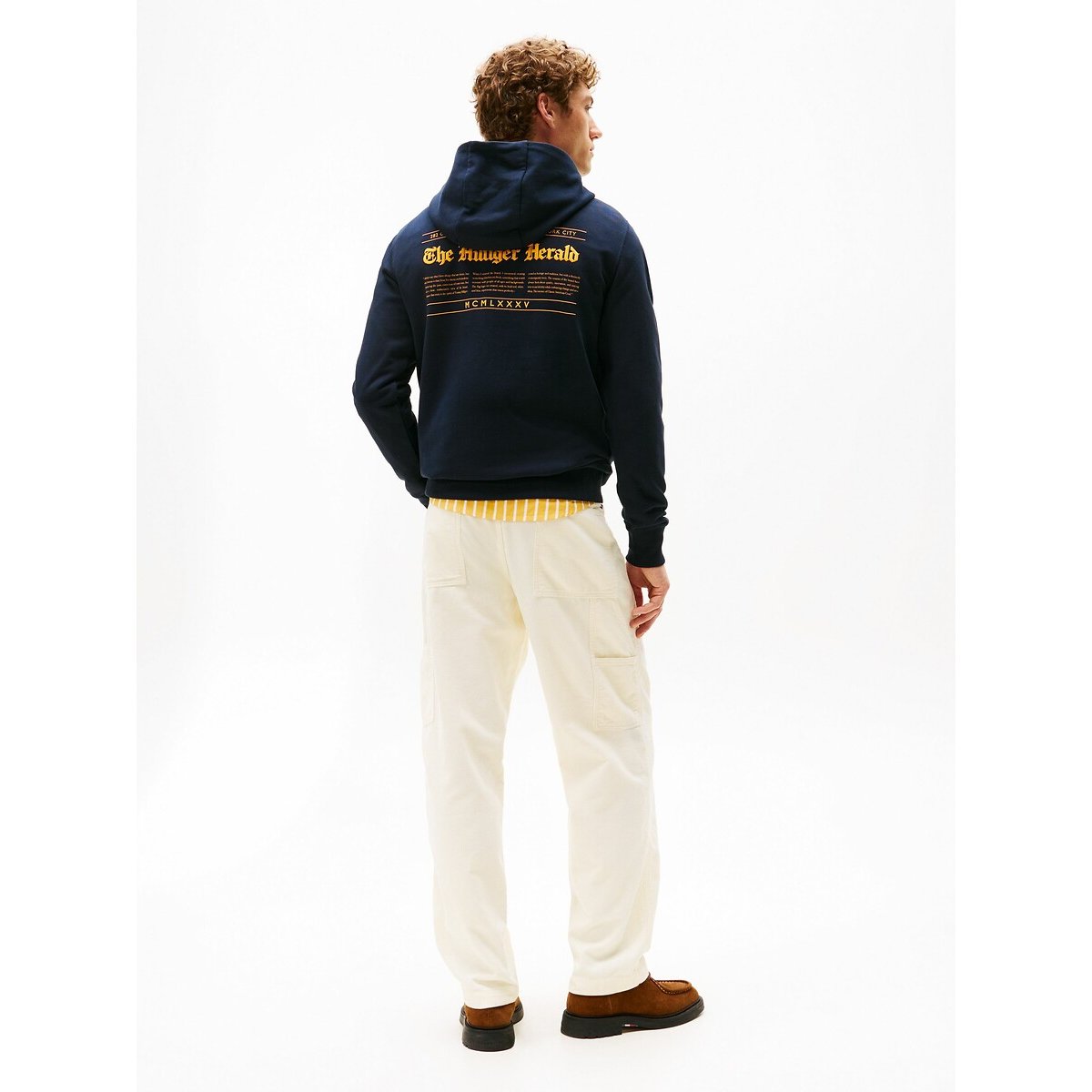 Grafische hoodie Herald marineblauw, TOMMY HILFIGER