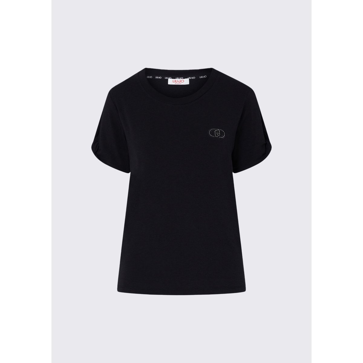 T-shirt avec logo noir, LIU JO
