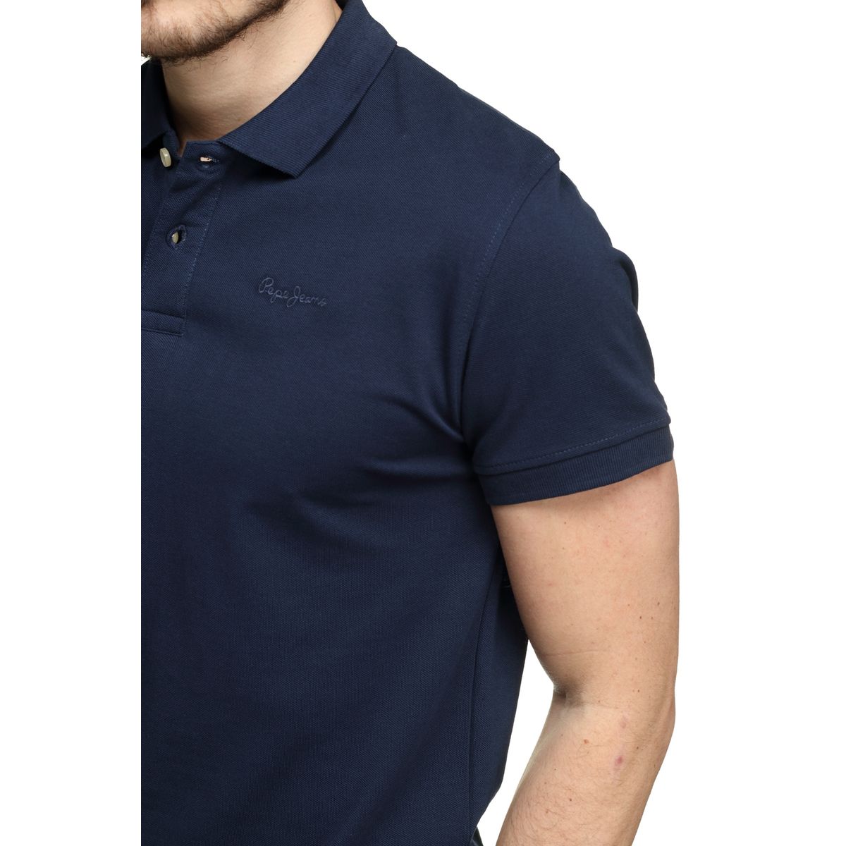 Polo Manches Courtes bleu foncé, PEPE JEANS