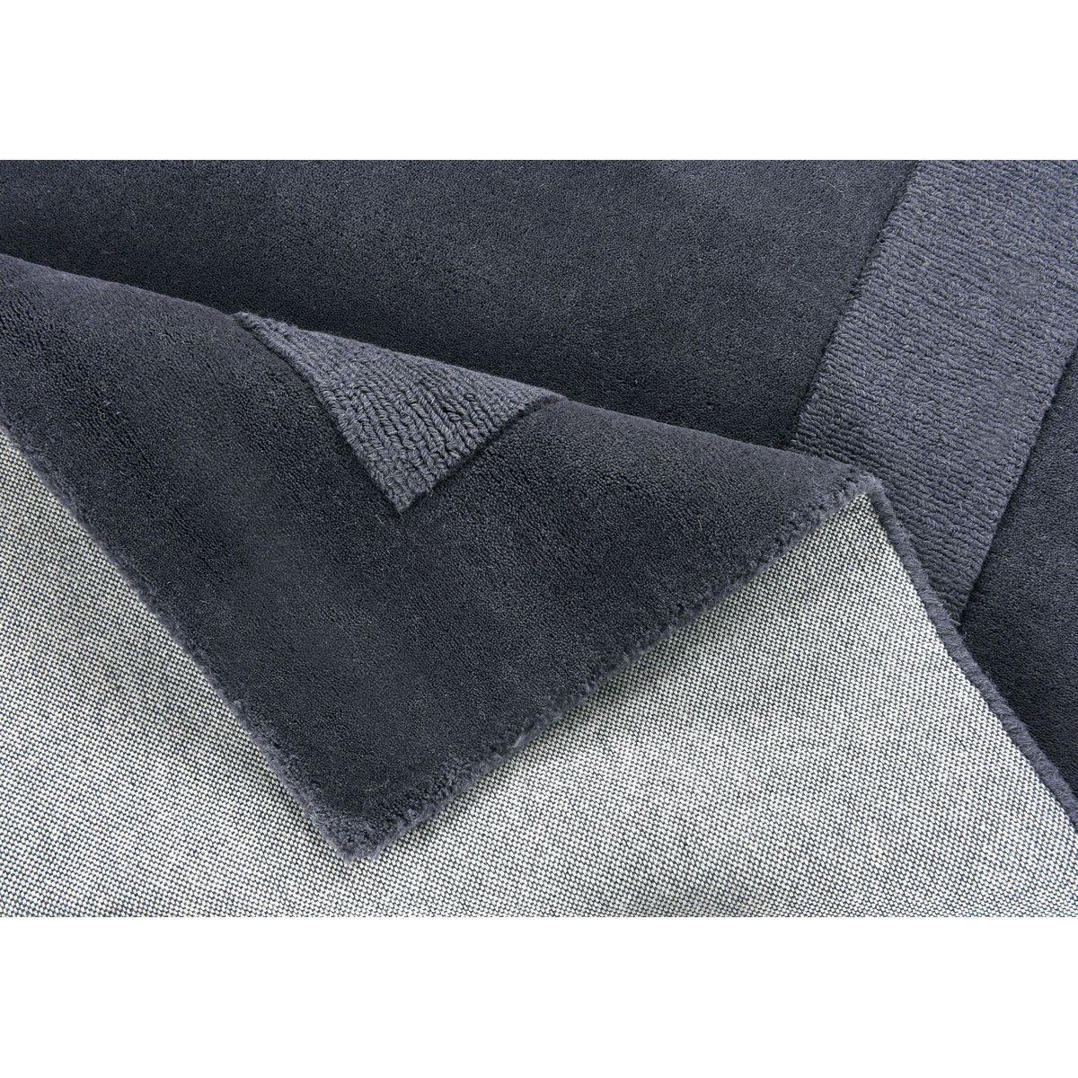 Tapis de salon en laine - USEDOM anthracite, THEKO