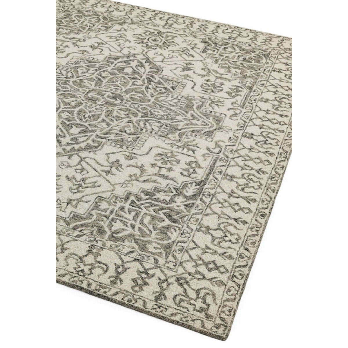 Tapis classique laine à motifs BONDI beige, NOVATREND