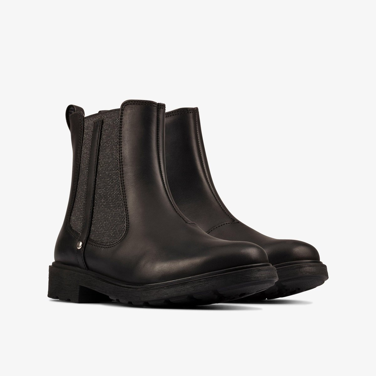 Boots Cuir ASTROL ORIN K noir, CLARKS