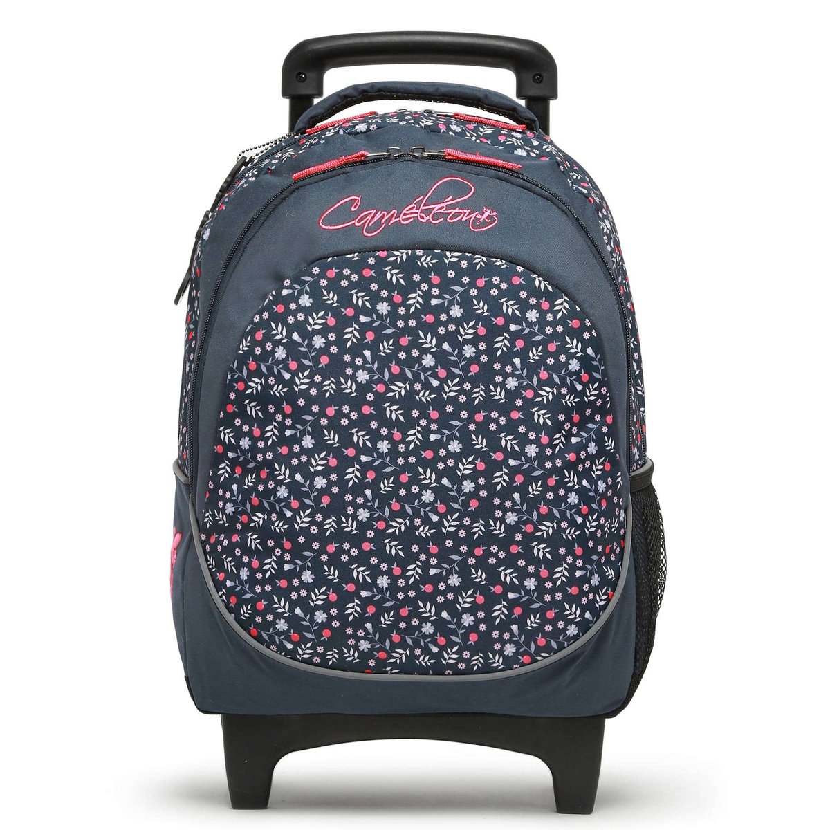 Sac a dos à roulettes navy miniflowers, CAMELEON