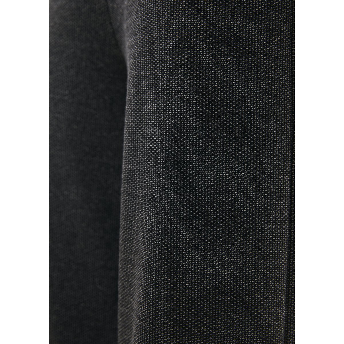 Pantalon large à revers motif pied de puces anthracite, HUMILITY