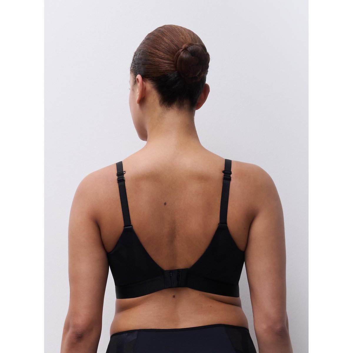 Soutien-gorge sans armature maintien GLAZE noir, CHANTELLE