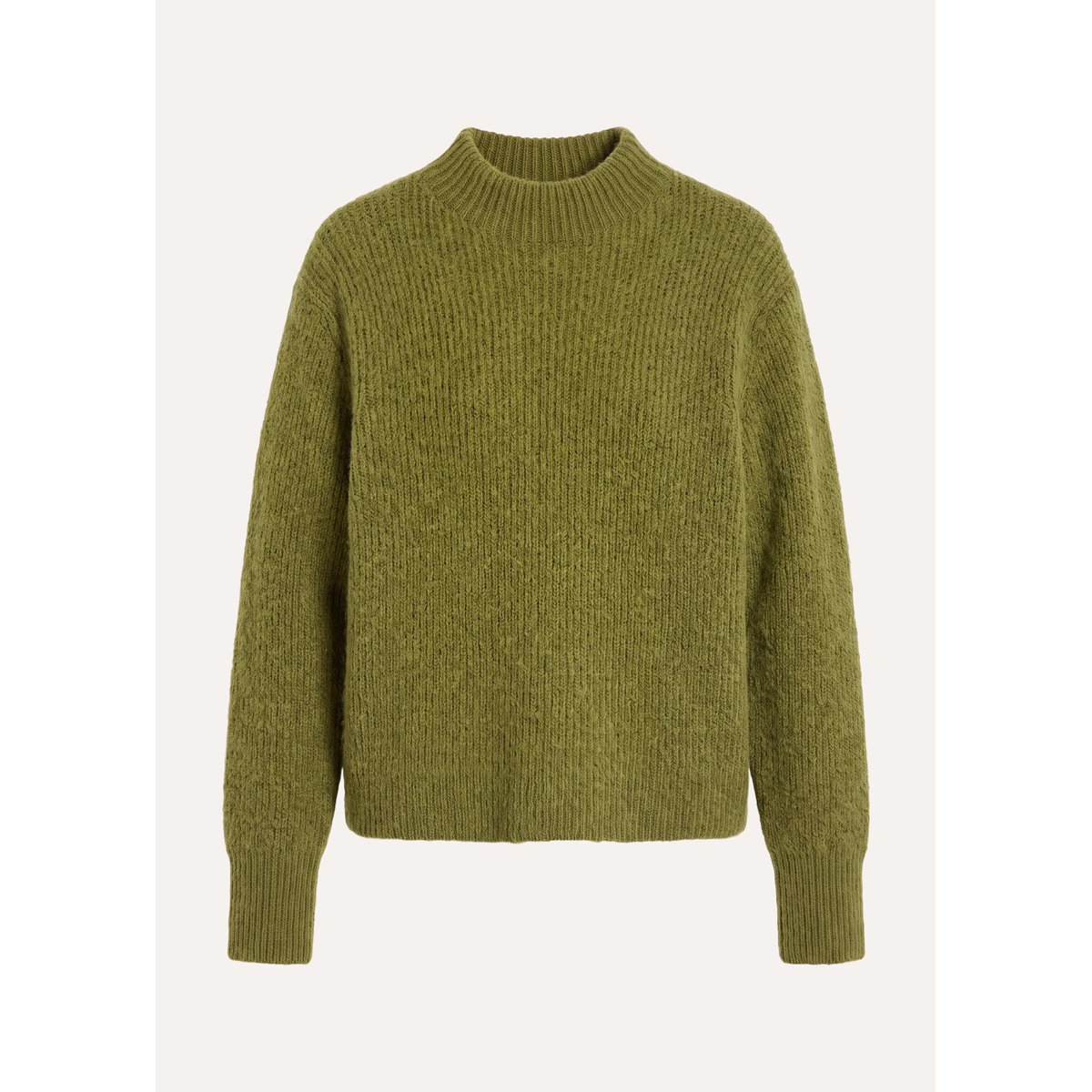 Pull ample manches longues col montant ginseng, LA FEE MARABOUTEE
