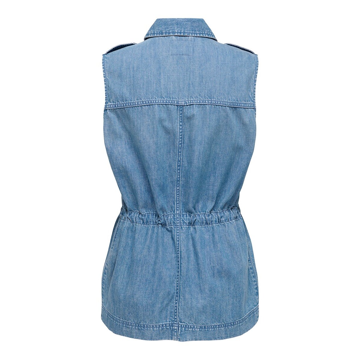 Veste en jean sans manches medium blue, ONLY