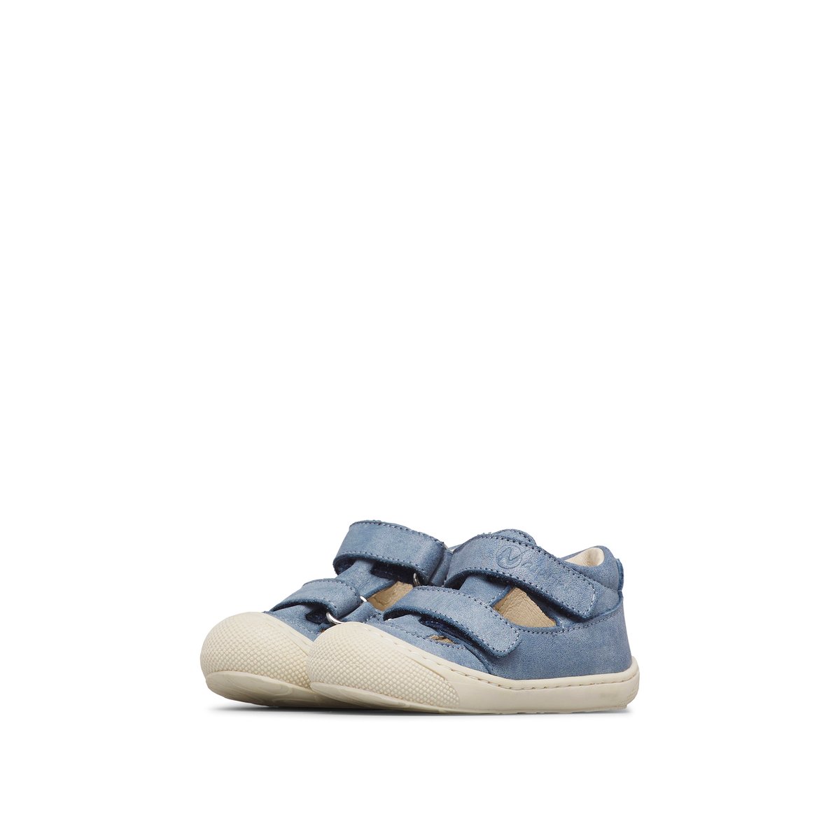 Sandales semi-fermées en cuir PUFFY marine-, NATURINO