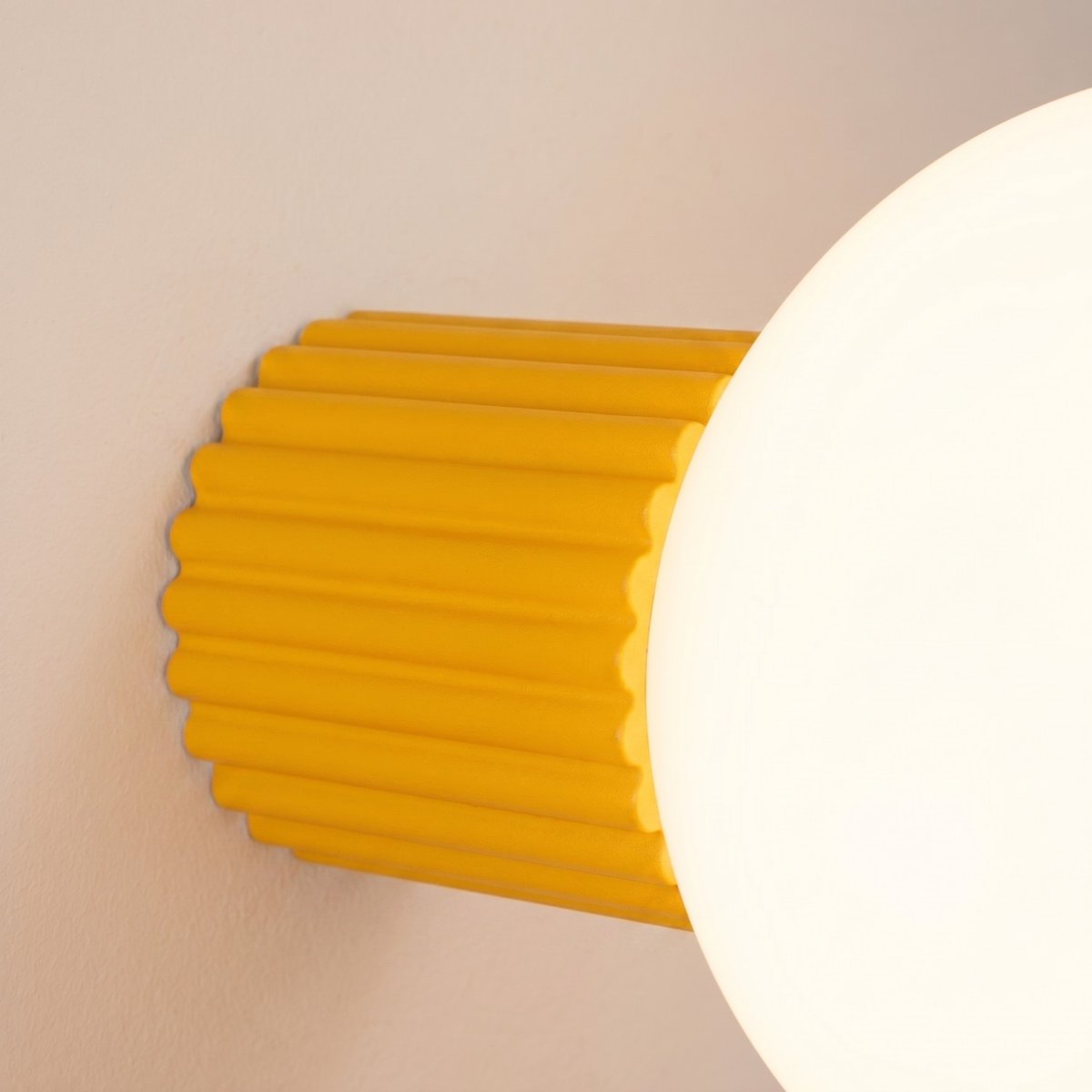 Applique murale Aluminium Jaune G9 1 Halo jaune, EDEN