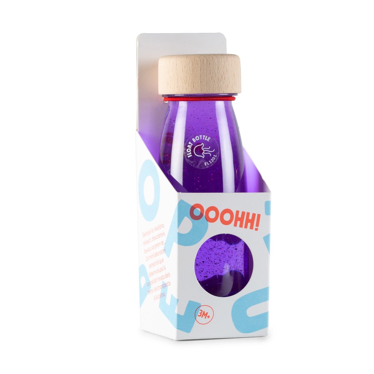 Bouteille sensorielle Float rouge, PETIT BOUM