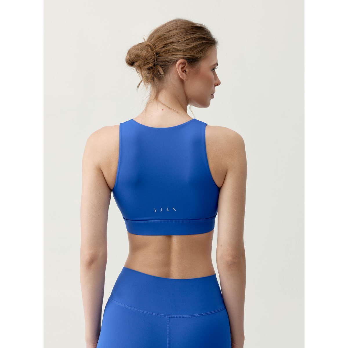 Brassière de sport femme Elan Maintien moyen séchage rapide bleu royal, BORN
