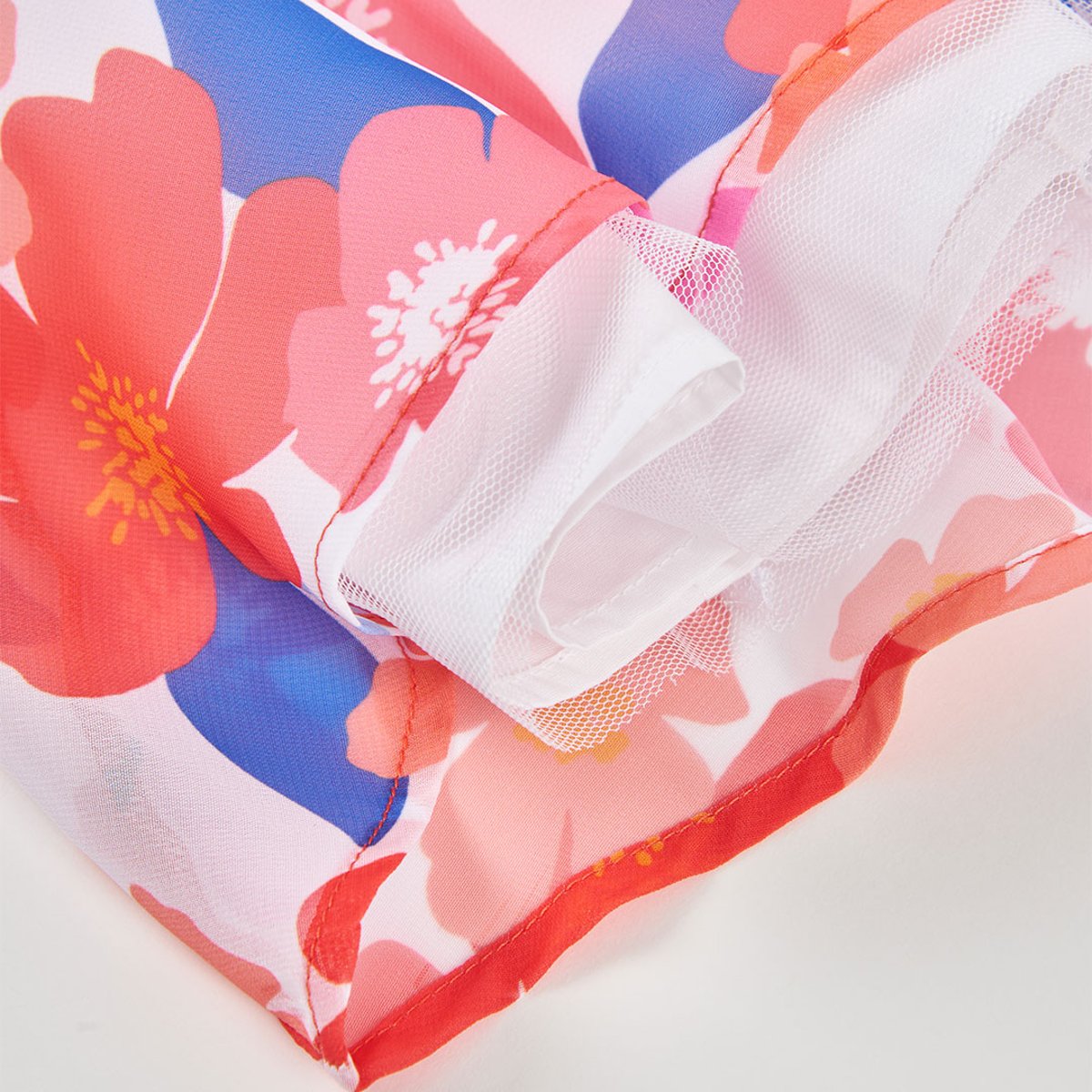 Robe à imprimé fleuri multicolore, BOBOLI