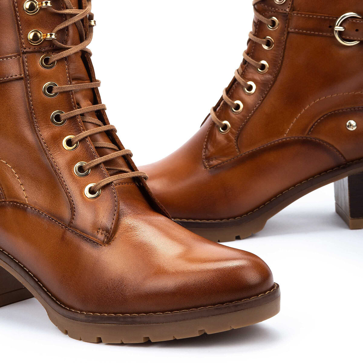 Botas em pele, Llanes conhaque, PIKOLINOS