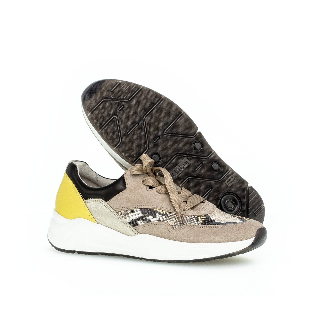 Baskets en daim beige, GABOR