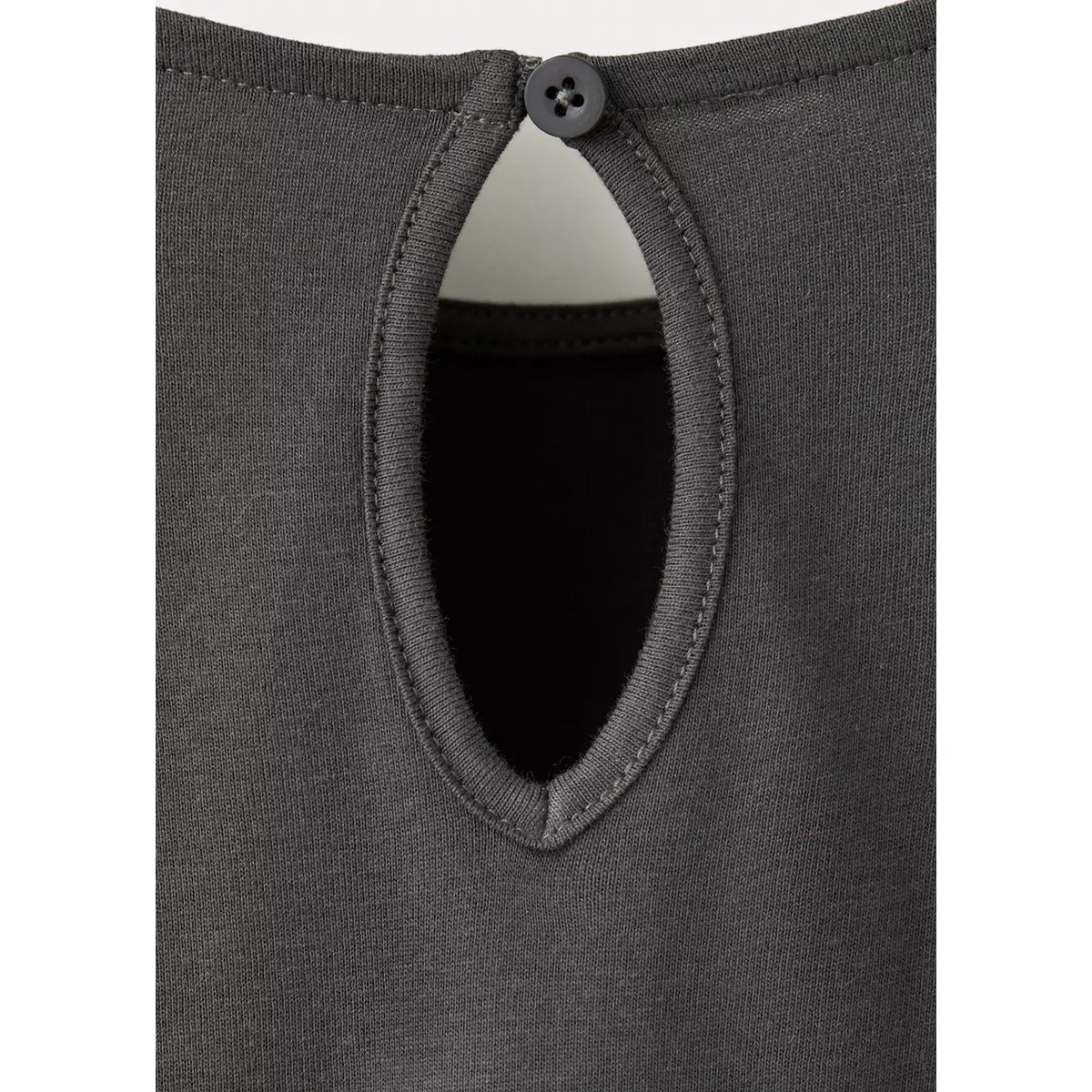T-shirt coton détails brodés gris anthracite, MANGO KIDS