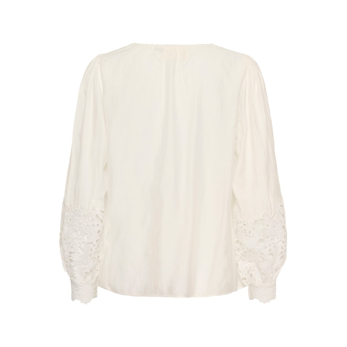 Blouse à manches longues blanc snow white, CREAM