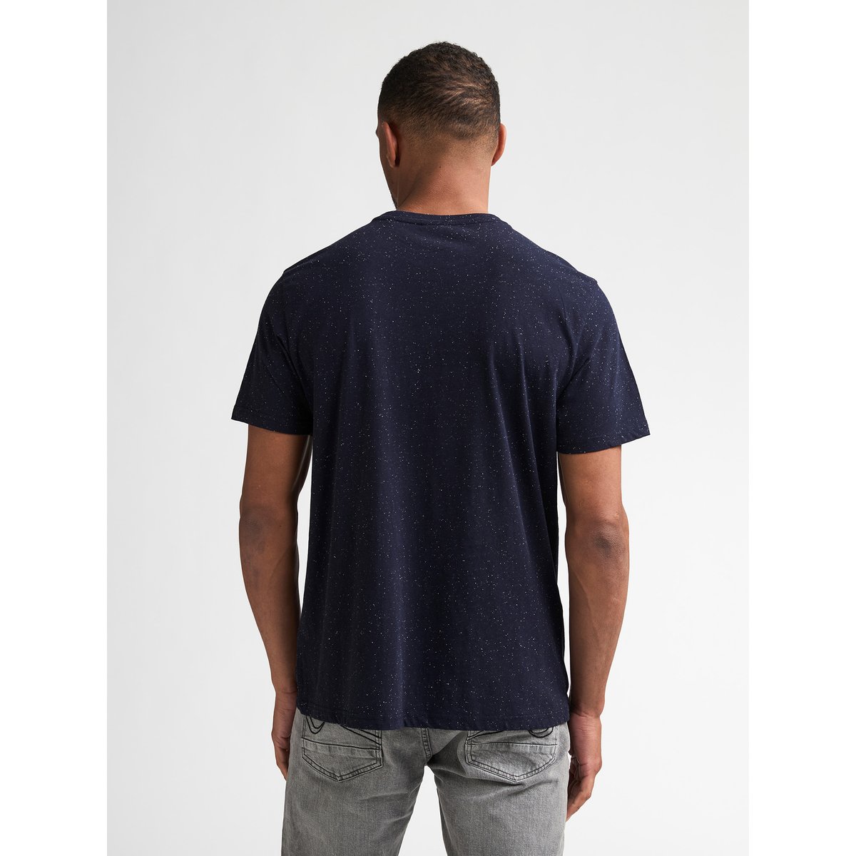 T-shirt chiné irving bleu royal navy, PETROL INDUSTRIES