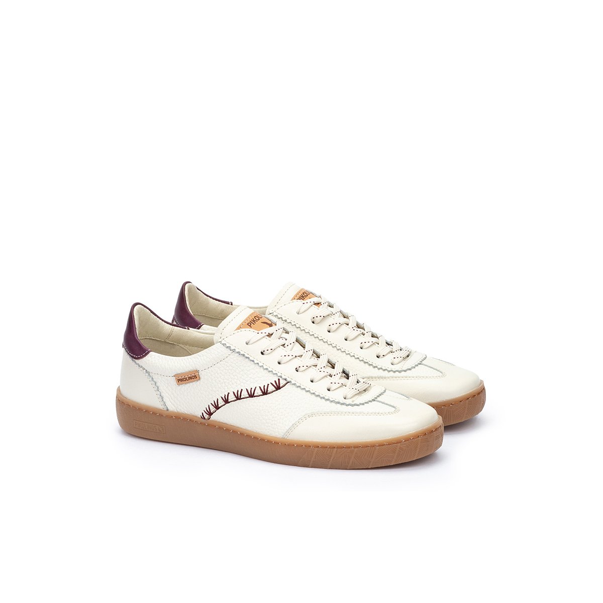 Baskets cuir Lanzarote off white, PIKOLINOS
