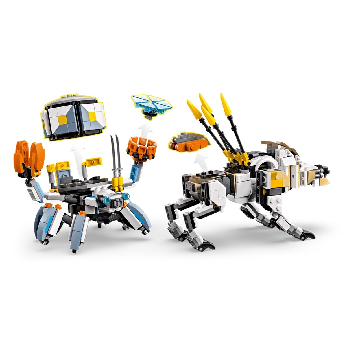 Horizon Adventures Aloy et Varl contre Testudien et Dents de scie multicolore, LEGO