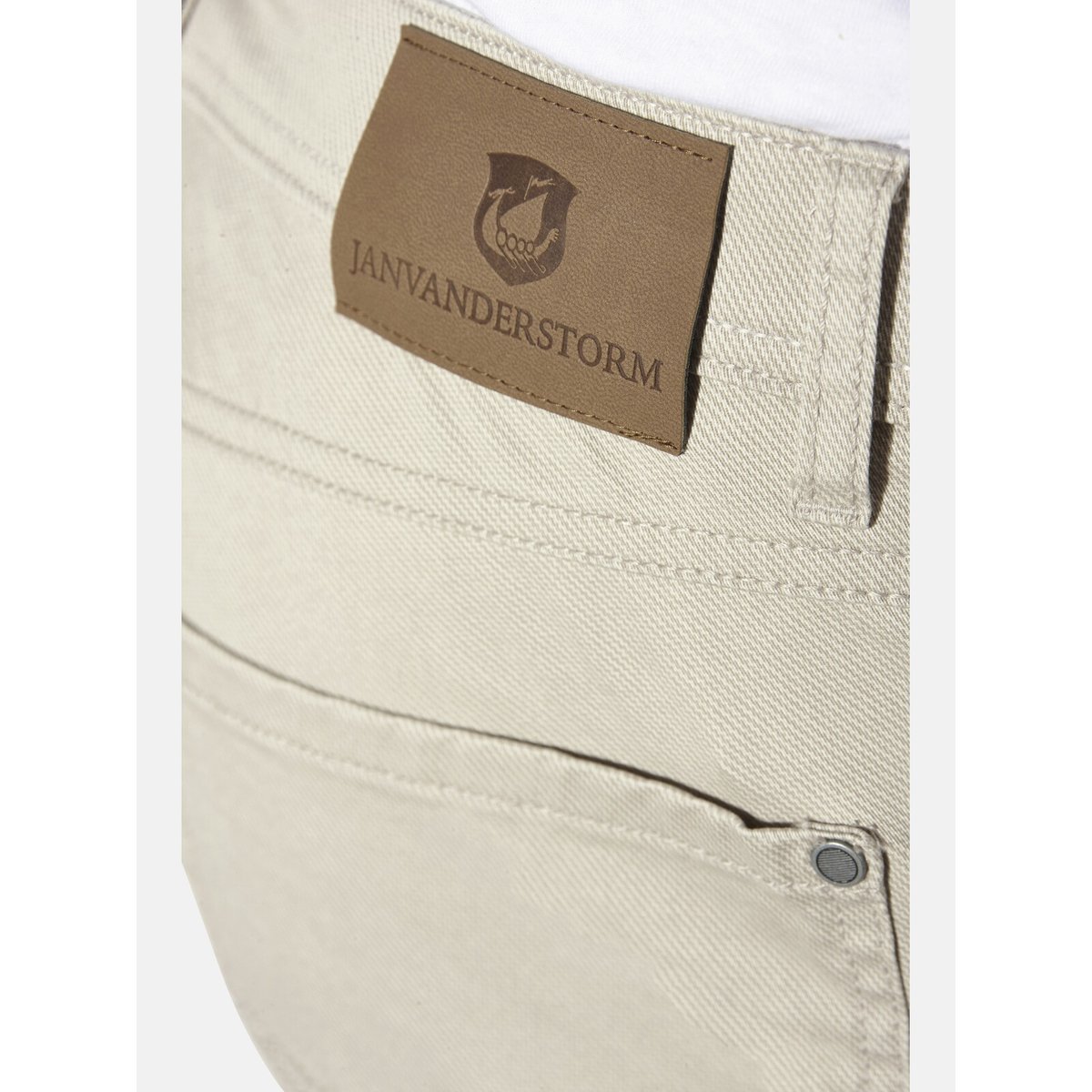 Pantalon BRONKER beige, JAN VANDERSTORM