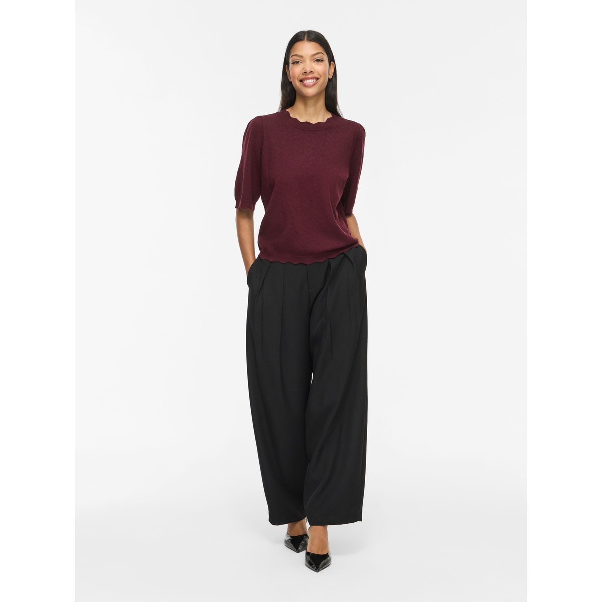 Top En Maille rouge - port royale1, VILA