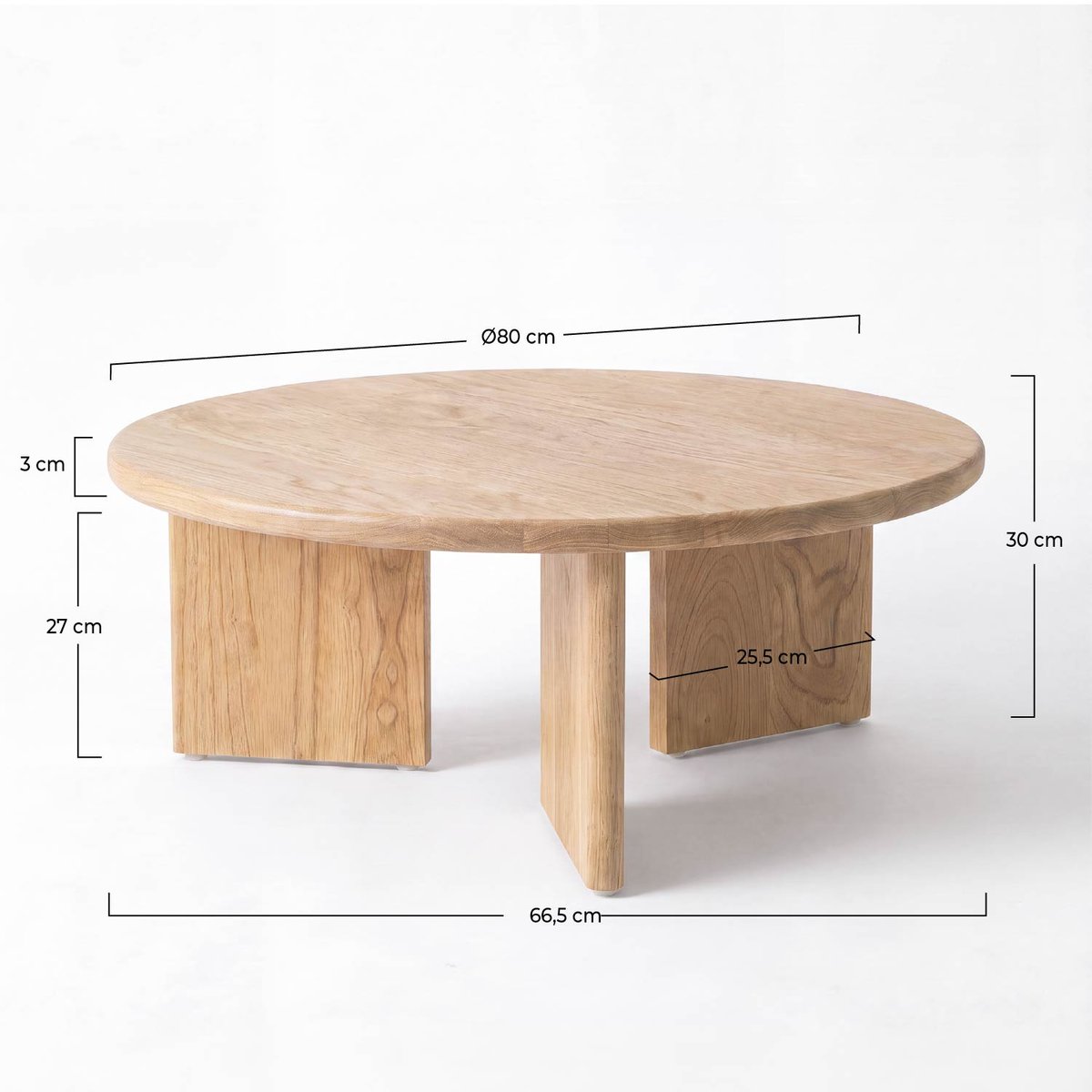 Table basse Galia - GALIA marron, MAISON PAVANE