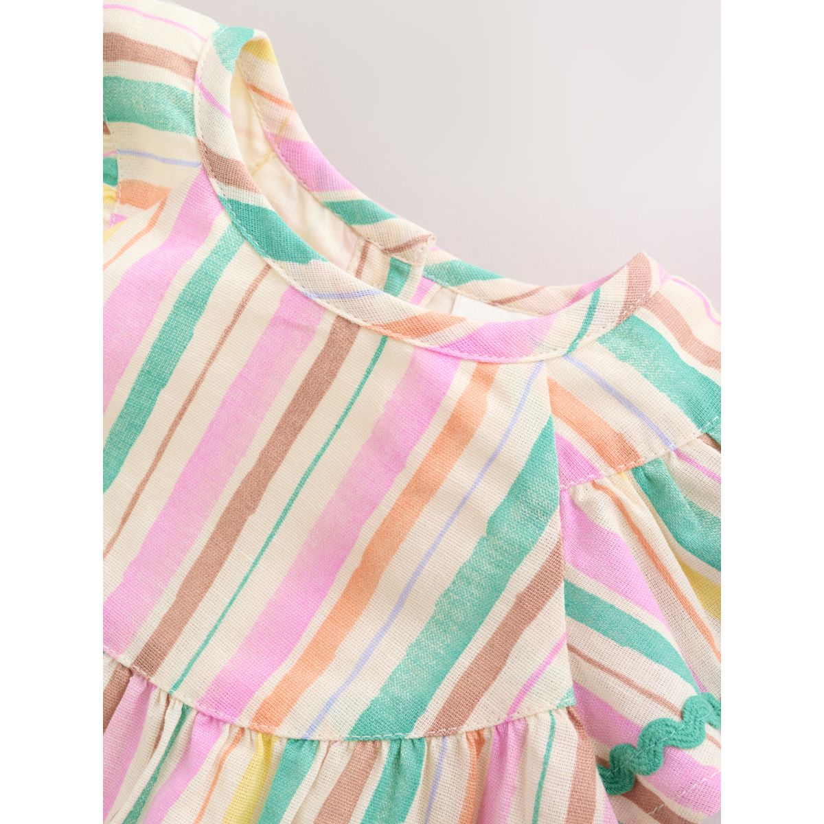 Robe tissée et culotte bébé, 2 pièces rayures multicolores, NEXT
