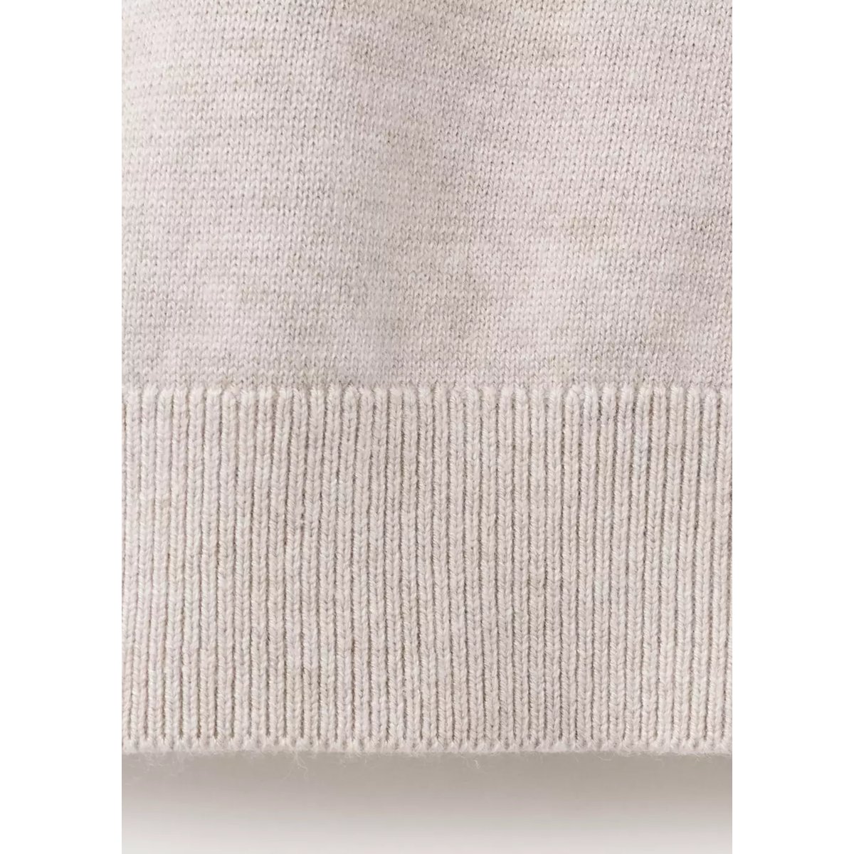 Pull en maille à manches courtes sable, MANGO TEEN