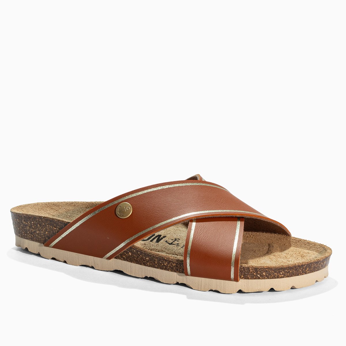 Sandales ELCHE brown/gold, BAYTON