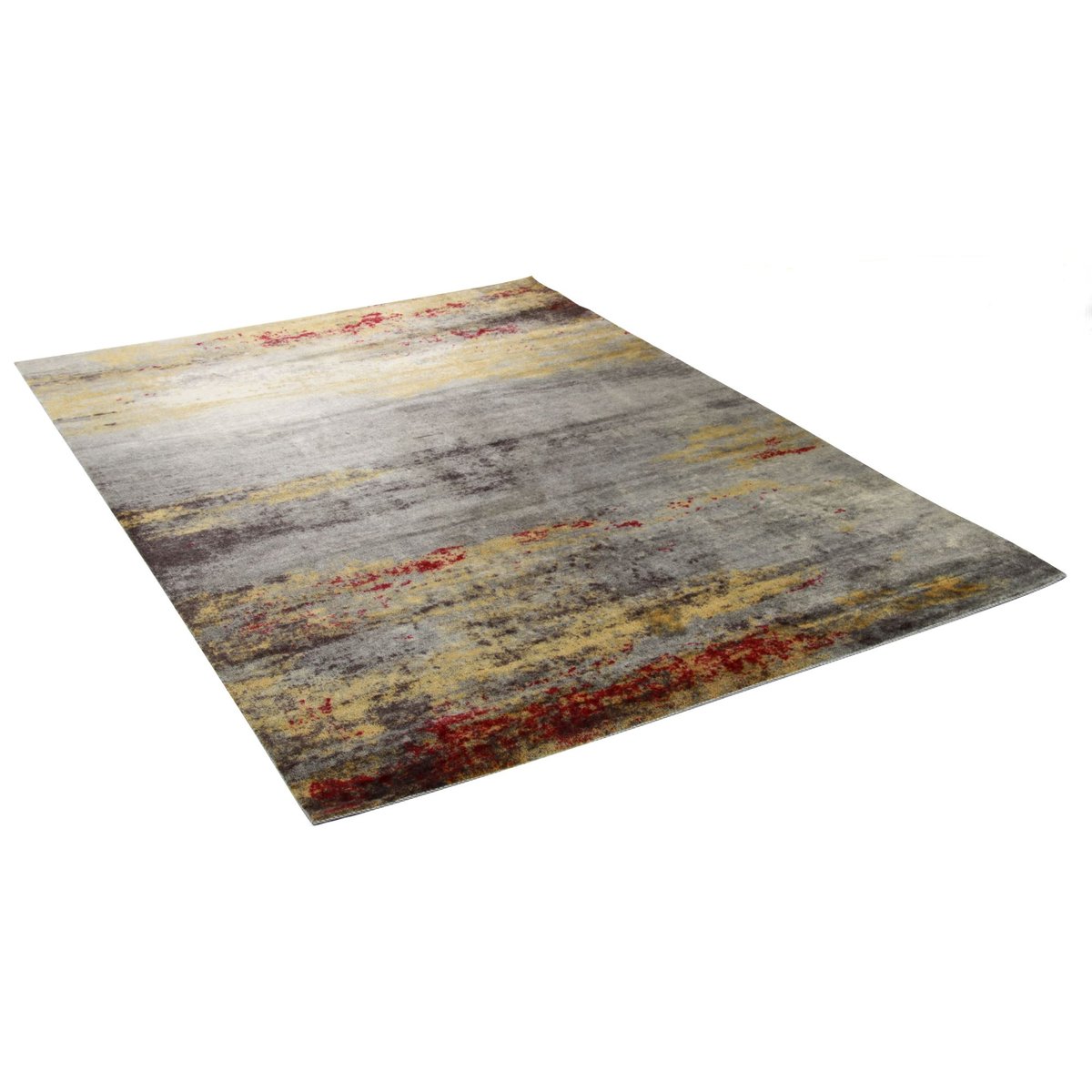 Tapis salon imprimé Magdalena en polyester multi bleu, GINO FALCONE