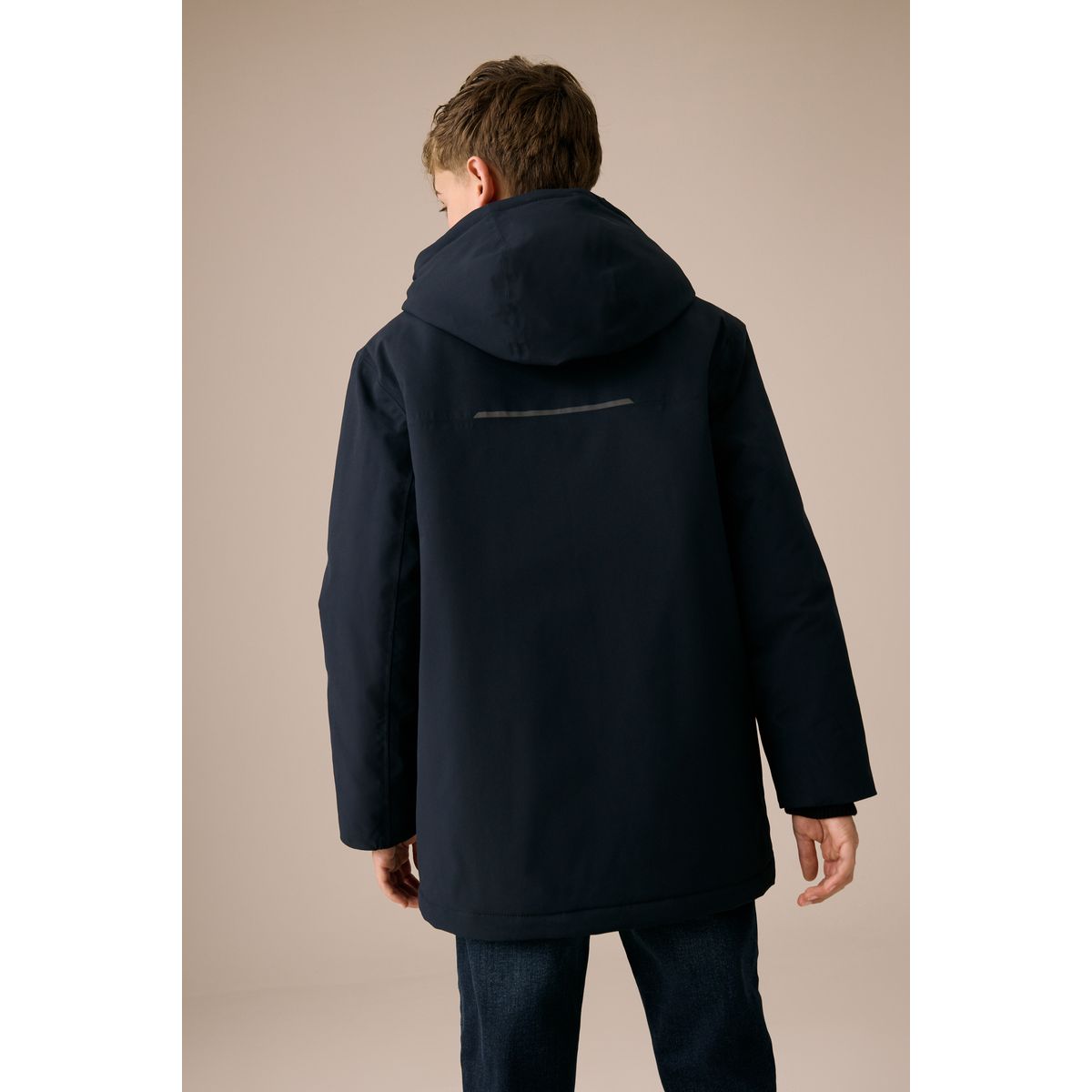 Parka imperméable bleu marine, NEXT