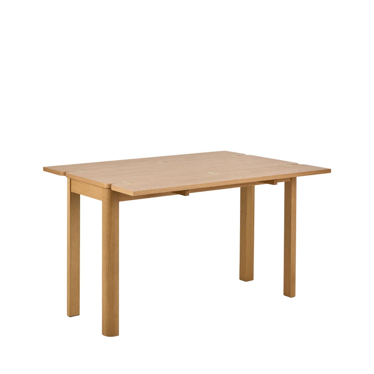Table à manger extensible 2 à 4 personnes en bois 120x45-90cm - FIKA bois clair, DRAWER