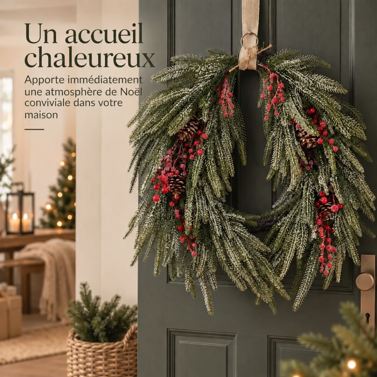 Couronne vert, MICA DECORATIONS