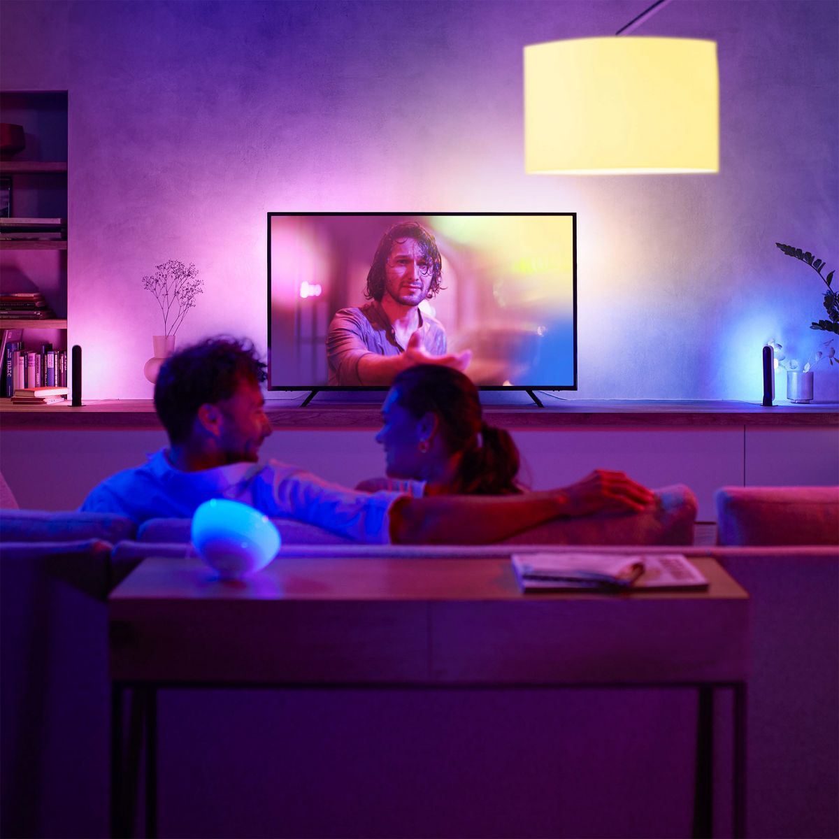 Ruban LED Play Gradient TV75'' White&Color Ambianc couleur unique, PHILIPS HUE