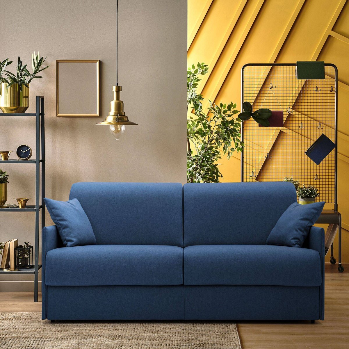 Canapé convertible tissu déhoussable - ARTHUR anthracite, CAMIF