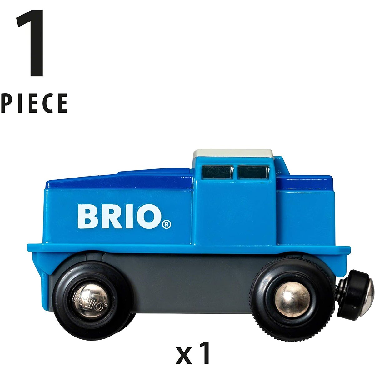 Locomotive de fret à pile bleu, BRIO