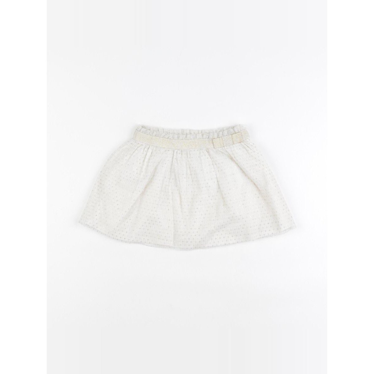 Jupe - Très bon état blanc, or, JACADI