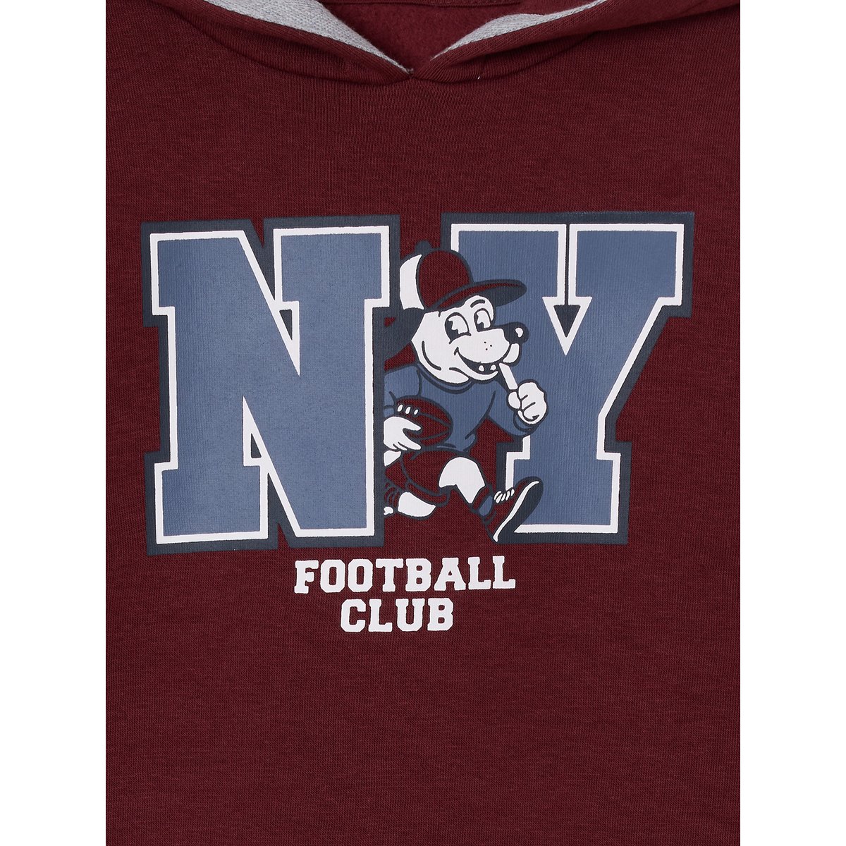 Ensemble sport à capuche bordeaux, VERTBAUDET