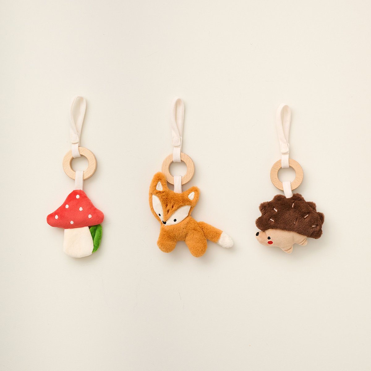 Portique d'éveil bébé FORET naturel, PETITE AMELIE
