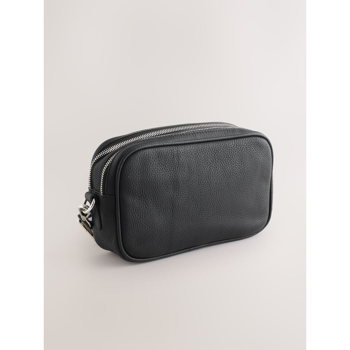 Sacoche pour appareil photo en cuir noir, NEXT
